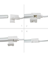 RGB 16x16 Neon flex controller met afstandsbediening - Incl. eindkap, 230V, geheugenfunctie, radiogestuurd, max. 50 m