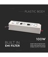 100W / 24V DC voeding - 4.1A, IP65 waterdicht