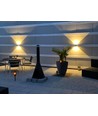 5W LED wandlamp - IP65 buiten, vierkant, verstelbare stralingshoek, zwart, incl. lichtbron