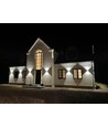 5W LED wandlamp - IP65 buiten, vierkant, grijs, verstelbare stralingshoek, incl. lichtbron