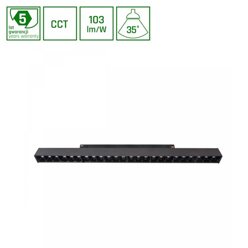 22W GRID L SYSTEM SHIFT trackspot voor 48V - 102lm/W, CCT, RA90, 48V, 5 jaar garantie