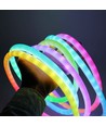 5m RGBIC Neon flex slang - USB, Gevlochten touw, Bluetooth App, afstandsbediening, Complete set
