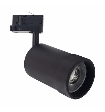 20W PAVA BASIC 3-fase railspot - Instelbare CCT, 111lm/W, 20-45°, zwart