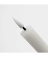 3-pak witte LED kaarsen, vlameffect - Ø2,2cm, Hoogte: 24,5cm, tafelkaarsen, incl. afstandsbediening, timer, batterij