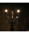 E27 4W 3-staps dimbare LED kogellamp - G45, filament, helder glas