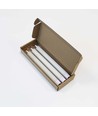 3-pak witte LED kaarsen, vlameffect - Ø2,2cm, Hoogte: 24,5cm, kroonkaarsen, incl. afstandsbediening, timer