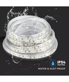 5m 7,2W/m spatwaterdichte LED strip - 12V DC, IP65, 120 LED's per meter