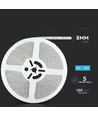 5m 7,2W/m spatwaterdichte LED strip - 12V DC, IP65, 120 LED's per meter