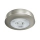 LEDlife Unni68 opbouwring - Geborsteld staal, Ø6,8 cm