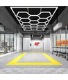 591W RA95 Hexagon LED 14 secties + frame complete set - Inclusief stroomaansluiting