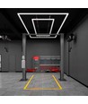 288W RA95 Lichtrooster LED 2 frames complete set Hexagon - Incl. stroomaansluiting