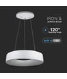 20W dimbare LED-kroonluchter - Wit, zacht licht, warm wit