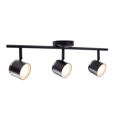 TEATER LED 3-Spot Lamp 13,5W, 230V in Zwart - Nielsen Light