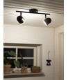 Hall LED Plafondlamp van 8,4W in Zwart - Nielsen Light