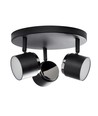 Hall LED Plafondlamp van 8,4W in Zwart - Nielsen Light