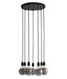 K9 Hanglamp Cluster 7xE27 Ø40 Zwart - Nielsen Light