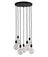 K9 Hanglamp Cluster 7xE27 Ø40 Zwart - Nielsen Light