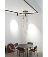 K9 Hanglamp Cluster 7xE27 Ø40 Zwart - Nielsen Light