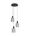 K9 Hanglamp Cluster 7xE27 Ø40 Zwart - Nielsen Light