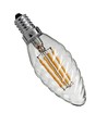 Deluxe E14 Gedraaide LED kaarslamp 3W 2200K Ra95 Dimbaar
