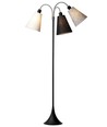 Trafiek Vloerlamp E27 in Zwart met Wit/Zwart/Zwart Gestructureerd - Nielsen Light