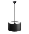 Isabella Castillo Ø40 Hanglamp E27 in Zwart/Wit - Nielsen Light
