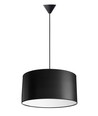 Isabella Castillo Ø50 Hanglamp E27 in Zwart/Wit - Nielsen Light
