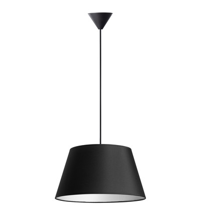 Isabella Campo Ø45 Hanglamp E27 in Zwart/Wit - Nielsen Light