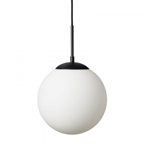 Chicago Café Hanglamp Ø50 Voor E27 in Opal/Zwart - Nielsen Light