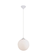 Chicago Café Hanglamp Ø50 Voor E27 in Opal/Zwart - Nielsen Light