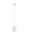 Chicago Café Hanglamp Ø50 Voor E27 in Opal/Zwart - Nielsen Light