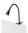 Eye LED Klemspot 230V 5W 3000K in Zwart - Nielsen Light