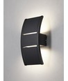 LÆRK LED Buitenwandlamp 12W in Zwart - Nielsen Light