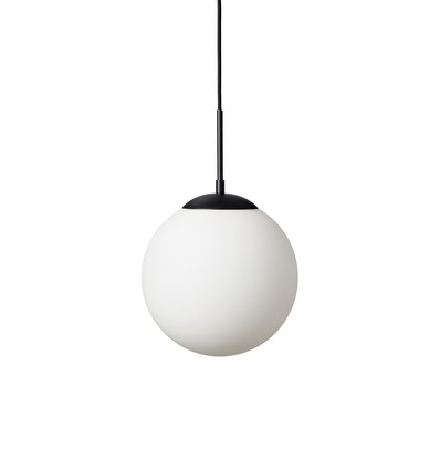 Chicago Café Hanglamp Ø25 Voor E27 in Opal/Zwart - Nielsen Light