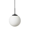 Chicago Café Hanglamp Ø25 Voor E27 in Opal/Zwart - Nielsen Light
