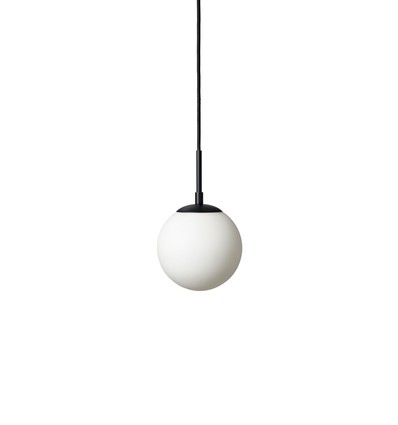Chicago Café Hanglamp Ø15 Voor E14 in Opal/Zwart - Nielsen Light