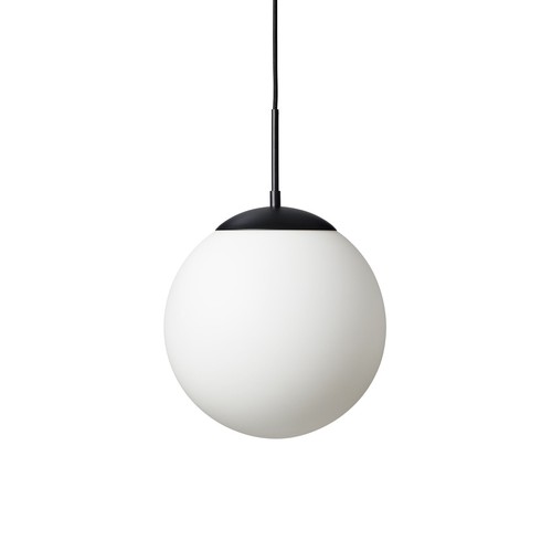 Chicago Café Hanglamp Ø30 Voor E27 in Opal/Zwart - Nielsen Light