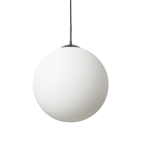 Chicago Café Hanglamp Ø40 Voor E27 in Opal/Zwart - Nielsen Light