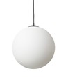 Chicago Café Hanglamp Ø40 Voor E27 in Opal/Zwart - Nielsen Light