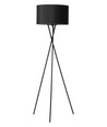 Uptown Vloerlamp E27 in Zwart Met Zwarte Lampenkap - Nielsen Light