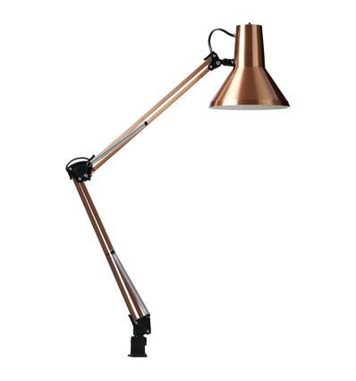 Jensen Architectenlamp Voor E27 in Koper - Nielsen Light