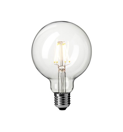 Classic Dimbare E27 LED Globe Lamp Van 4W, Ø95 in 2200K, Ra95