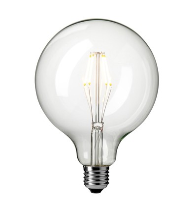 Classic Dimbare E27 LED Globe Lamp Ø125 Van 4W in 2200K, Ra95