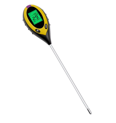 4-in-1 meter - Meting van pH, vocht, temperatuur en licht