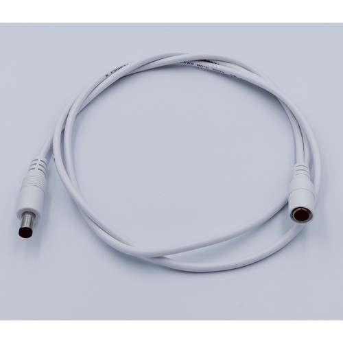 DC Verlengkabel - 1 m, voor LED-strips, 5V-24V, wit