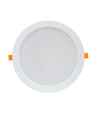 18W Ø17cm LED inbouwpanel - IP54 buiten, zaaggat: Ø14,5 cm, afmetingen: Ø17 cm