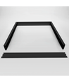 Hoge rand voor 60x60 LED-paneel - Montagekit, zwarte rand