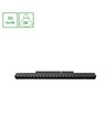 33cm 18W SYSTEM SHIFT BASIC GRID M magnetische railspot - 48V, 111lm/W, 4000K, railsysteem voor kantoor