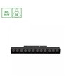 SHIFT Basic - Raster S Lineaire Lamp, 220mm, 12W, 2700K, Zwart