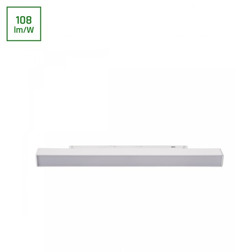 15W System Shift Basic Line S lineaire railspot, 48V - 115lm/W, 30cm, 2700K, IP20, voor 48V railsysteem